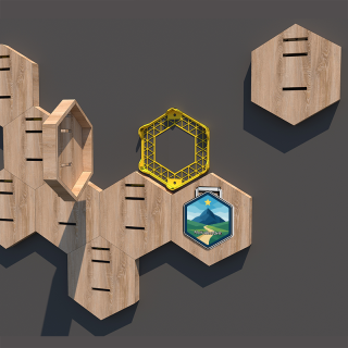 Porte-Médailles Héxa MyKollectOr – Design Modulaire & Écoresponsable