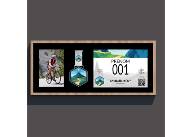 Cadre Légende MyKollectOr – Médaille, Photo & Dossard pour Immortaliser Vos Exploits